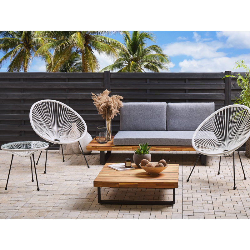 Broseley 2 Seater Bistro Set, White