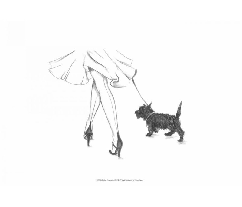 «Red Barrel Studio®» par Harper, Ethan, reproduction d'art sur toile sous le titre: Perfect Companion IV, H 14 po x l 18 po
