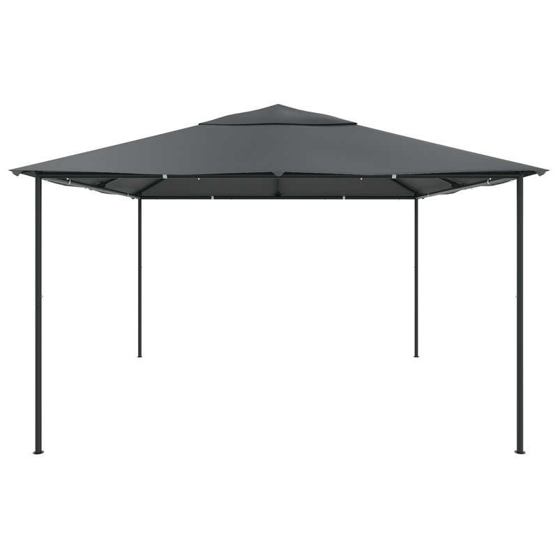 Dedra 4m x 4m Steel Party Tent, Anthracite