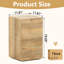  Table d'appoint rectangulaire en bois, excellente pour les petits espaces-791515071-791515056