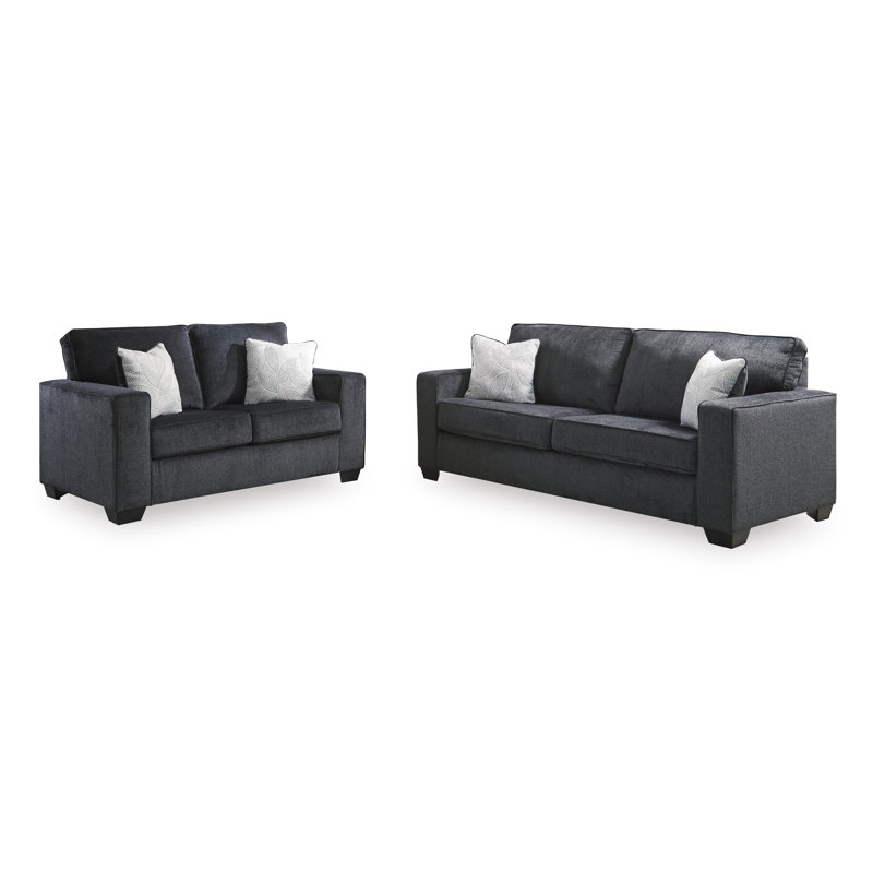 Altari Sofa and Loveseat, Gray