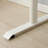 Adjustable Glass Top Metal Base Writing Desk-109974874