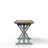 X Based Counter Height Casual Dining Table