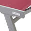 Chaise longue d'extérieur en métal avec table-88151116