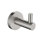 Metro Single Hook - Wall Mount - 3" Brass/Brushed Nickel
