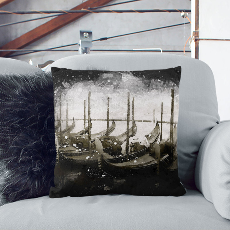 Square Throw Cushion, 55cm H x 55cm W x 20cm D