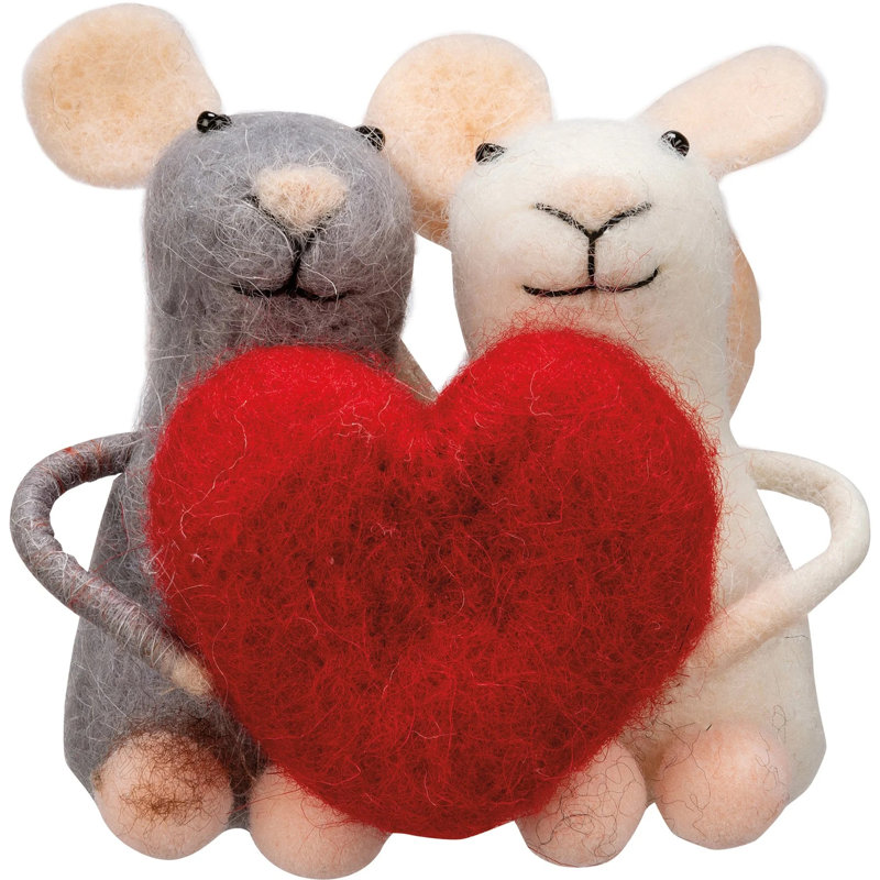 Primitives By Kathy Mouse Couple Critter Set