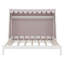 Lit maison avec lit gigogne, tente et tablette, lit bas avec éclairage, mobilier de chambre de jeu pour garçons et filles-130186216