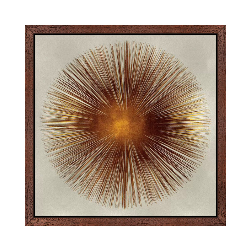 Print on Canvas, Wrapped Canvas, Brown/Orange, 93.98 cm H x 93.98 cm W x 3.175 cm D
