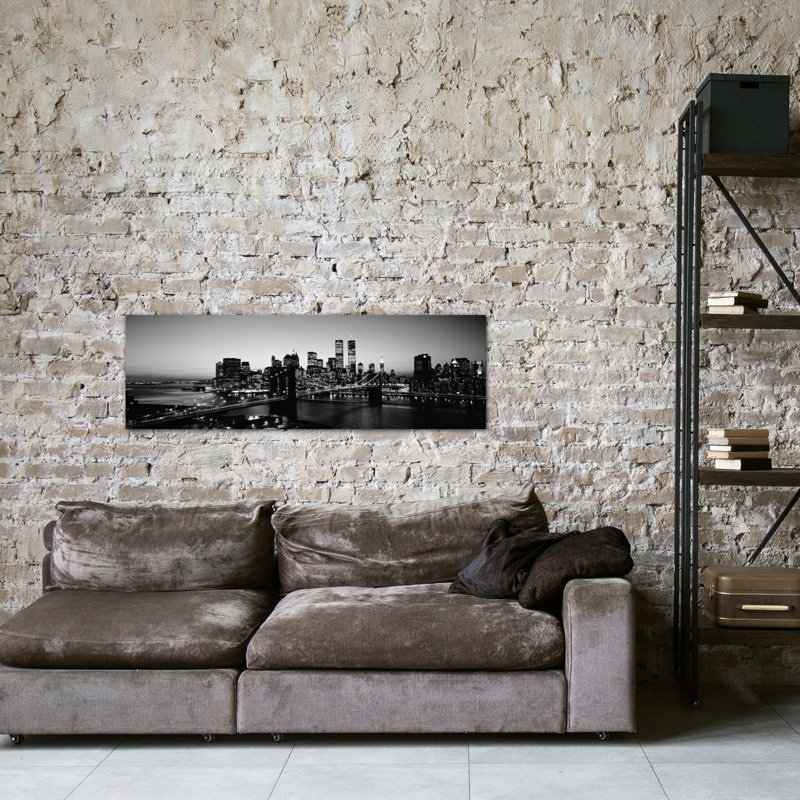 USA, New York City, art mural sur toile tendue, H 24 po x l 72 po x P 1,5 po, Toile tendue