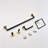 Topcraft 5-Piece Stainless Steel Bathroom Hardware Set-125501412
