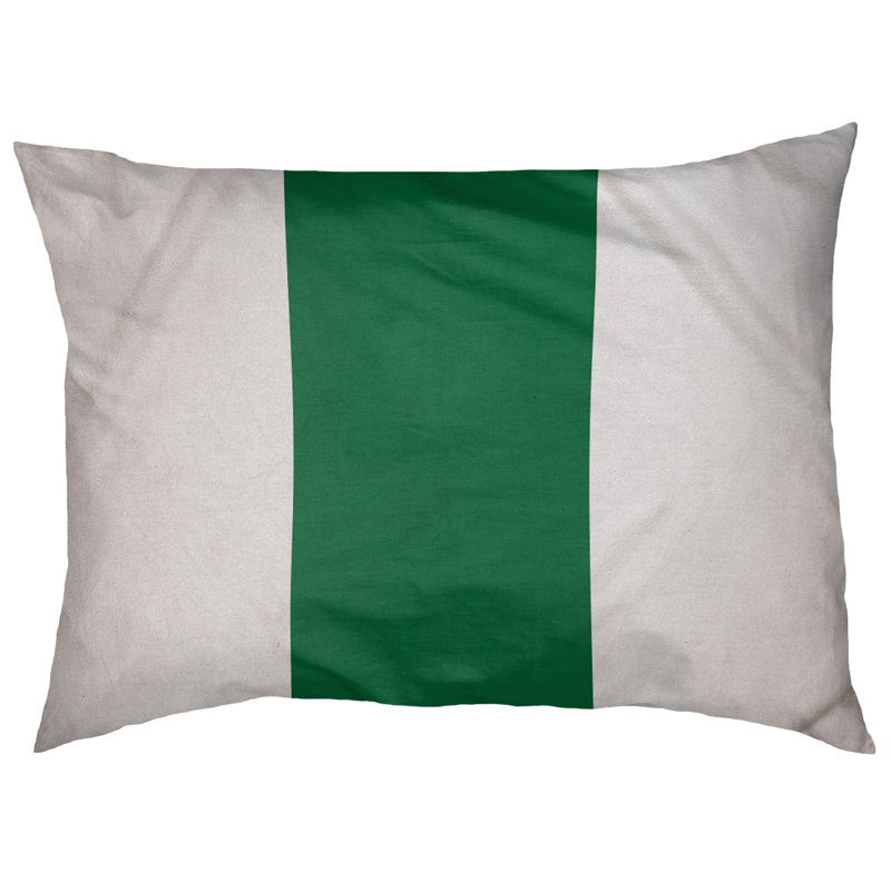 Coussin Louisville, Argent, Grand (l 50 po x P 40 po x H 7 po)