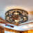 Stylish Comfort, Year-Round Savings: Low-Profile Farmhouse Ceiling Fan With Remote & 5 LED Bulbs