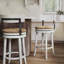 Tabouret de bar Natural Seagrass avec design unique et retour automatique-867341659