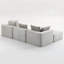 Canapé compressé: Magic Cube Canapé-YKX-33001-Gris fumée-26501056