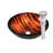 Novatto 16.5'' Copper And Black Glass Circular Bathroom Sink-95973398