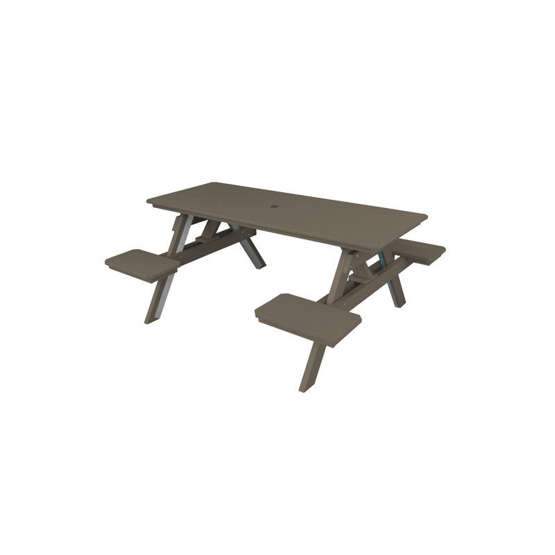 Table de pique-nique Azor, Bois patiné
