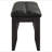 Cappuccino and Black Upholestered Dining Bench