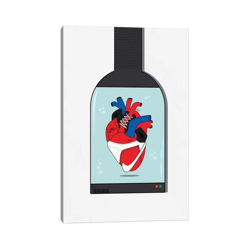 Sneaker Heart Capsule by Avesix - Wrapped Canvas Gallery-Wrapped Canvas Giclée, 152.5 cm H x 101.5 cm W