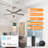 Portico 5 Blades Indoor Ceiling Fan with Light Kit and Remote-2044687856-2044687857-2044687858