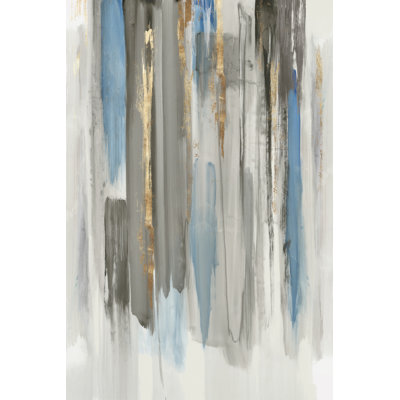 Blue Abstract Lines I