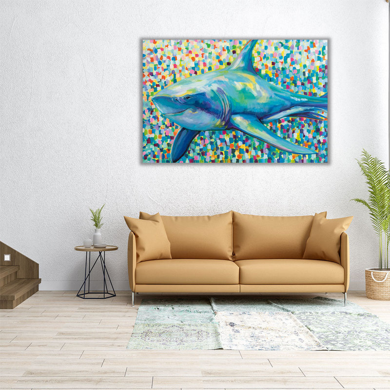 Chatham Shark - Canvas Print Wall Art, 24" H x 36" W