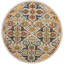 Tapis beige / bleu / orange Whitingham-662915267
