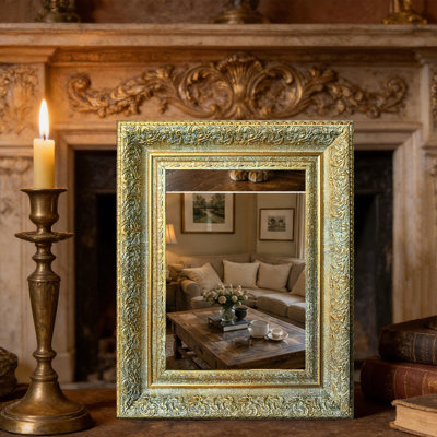 8" x 10" Antique Gold 1PC Simple Picture Frame for Birthday Gifts
