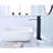 Waterfall Spout Bathroom Faucet With Pop-Up Drain In Matte Black, Stainless Steel For A Remodel Sink Drain, Black Finish Graceful-121598713