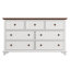 Commode capitaine en bois à sept tiroirs pour chambre à coucher, salon, chambre d'enfant