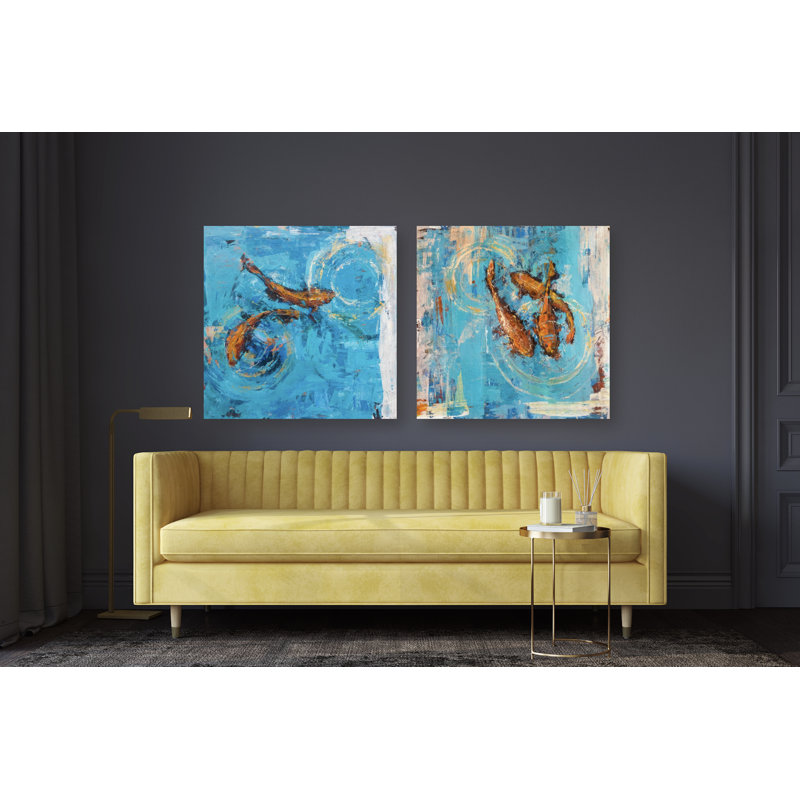 Good Fortune Set II by John Beard - Artist Enhanced Canvas Print, Unframed, 20" H x 40" W x 1.5" D