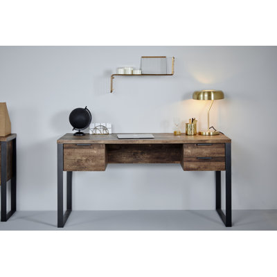 Draylen Metal Base Computer Desk