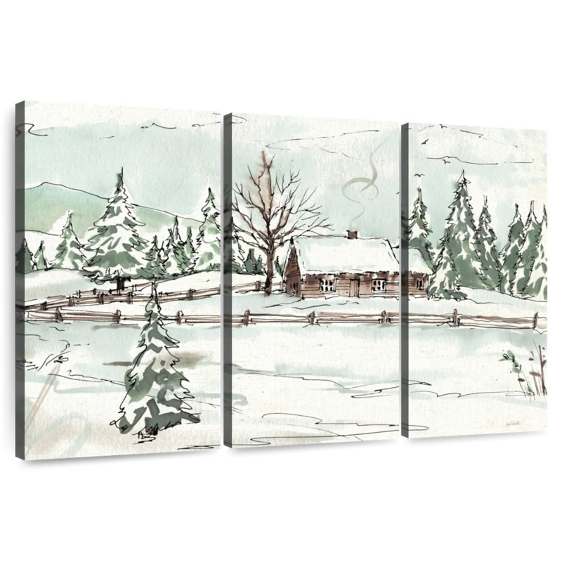 Alvord Cozy Winter Wonderland, H 20 po x l 33 po
