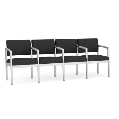 Lenox Steel Waiting Reception 4 Seat Tandem Seating Metal Frame