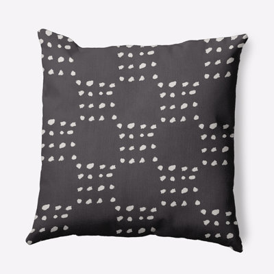 Stitched Dots Accent Pillow