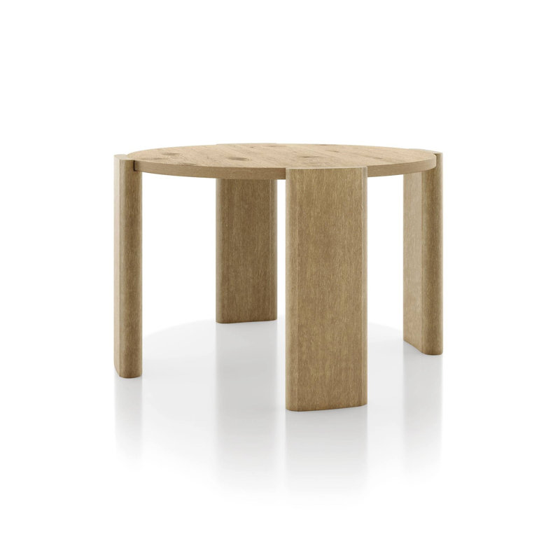 Table de salle à manger contemporaine 47,4 ", chêne