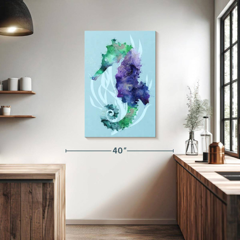 Brampt Mystical Seahorse, 39" H x 26" W