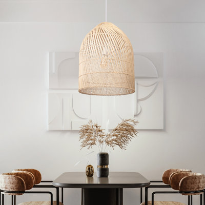 Luminaire suspendu en forme de cloche à 1 lumière Leshara