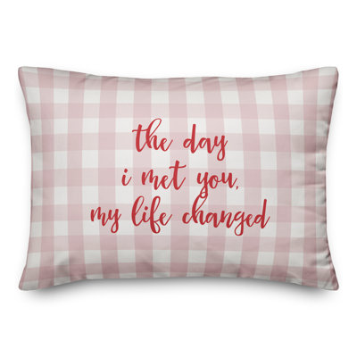 Plaid Throw Pillow
