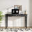 Modern Black Computer Writing Desk With 1 Drawer For Home Office