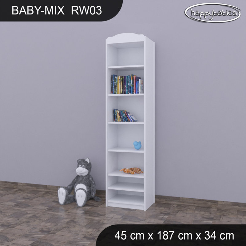 Baby Mix 187cm H X 45cm W Kids Cube, White