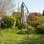 Gozo Aluminium 3m Overhanging Cantilever Vented Parasol-1688947192