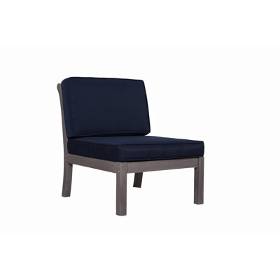 Chaise de patio avec coussins Rossi