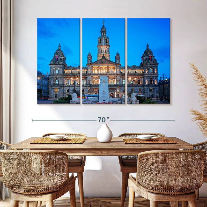 Lilie Glasgow City Chambers, H 42 po x l 65 po