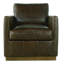 Fauteuil pivotant en cuir Allie-1887877005-1887876999