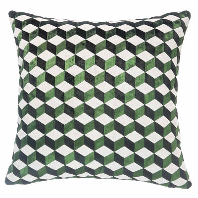 Geometric Velvet Throw Pillow