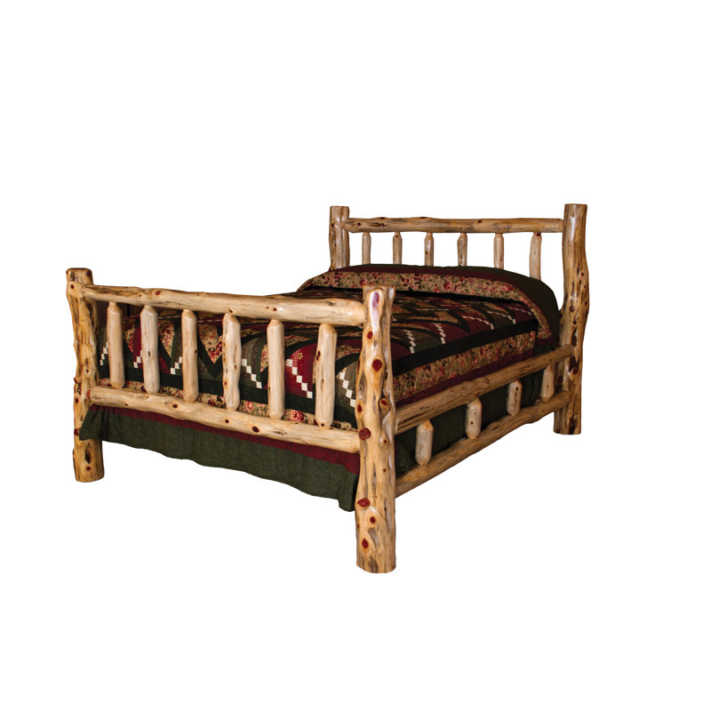 Lit standard en bois massif Towerside, Double