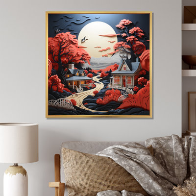 «Farmhouse Heartland Legacy Papercut II», reproduction