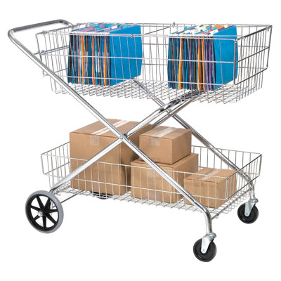 48'' H x 13'' W File Cart with Wheels