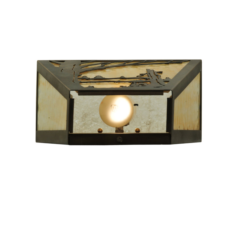 Rustic Lodge 1 - Light Flush Mounted Sconce